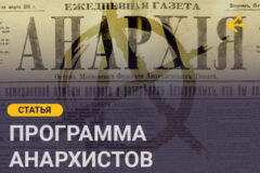 Программа анархистов